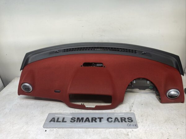 12 14 SMART FORTWO 451 DASHBOARD (AIR BAG INCLUDED)RED Facelift