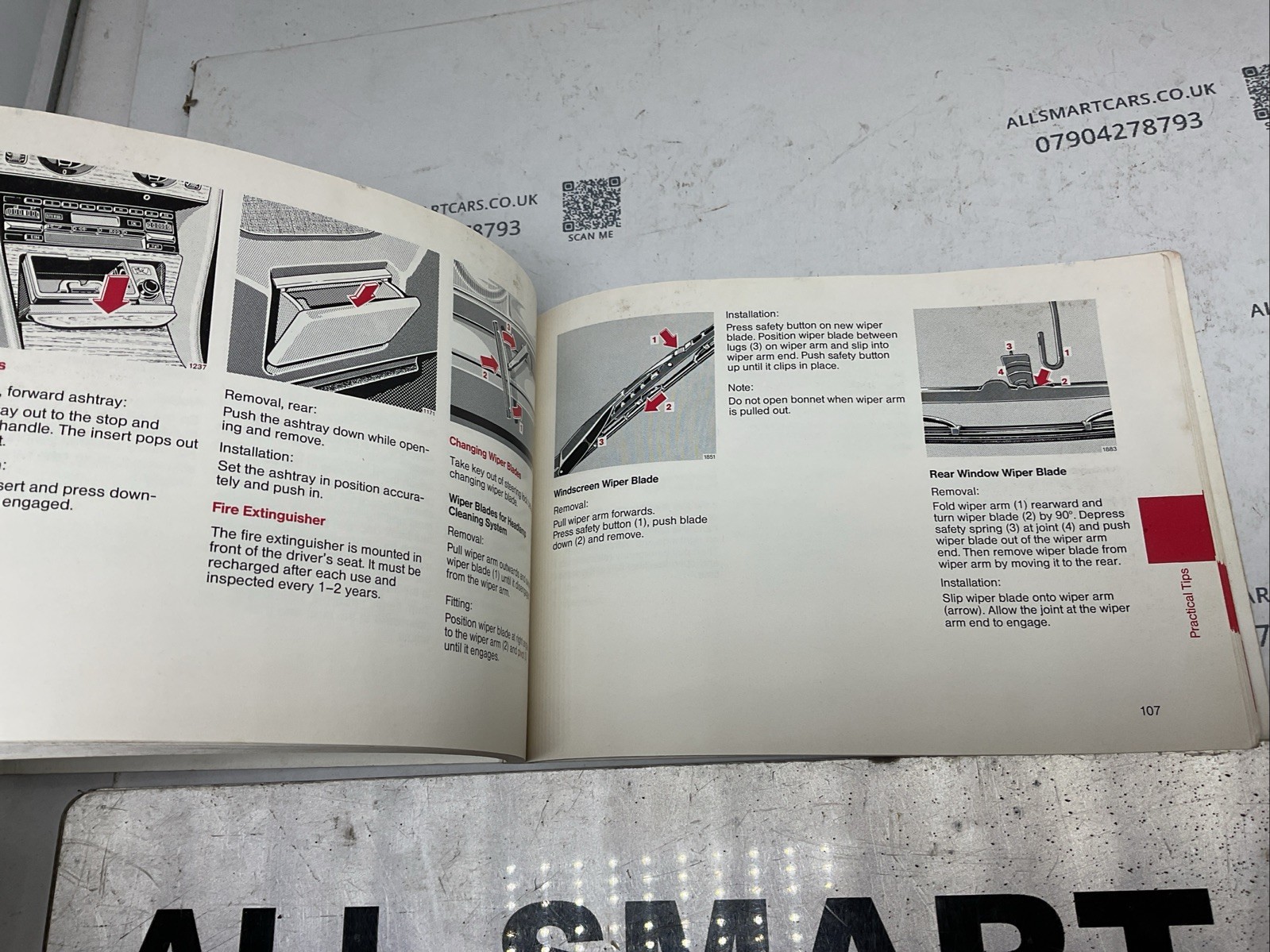MERCEDES BENZ W124 200T/TD 230TE 250TD 300TE/TD 1987 OWNERS INSTRUCTION MANUAL Image 4