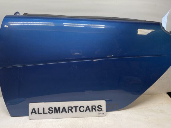 SMART CAR 451 FORTWO LEFT PASSENGER DOOR PANEL NEARSIDE N/S Blue