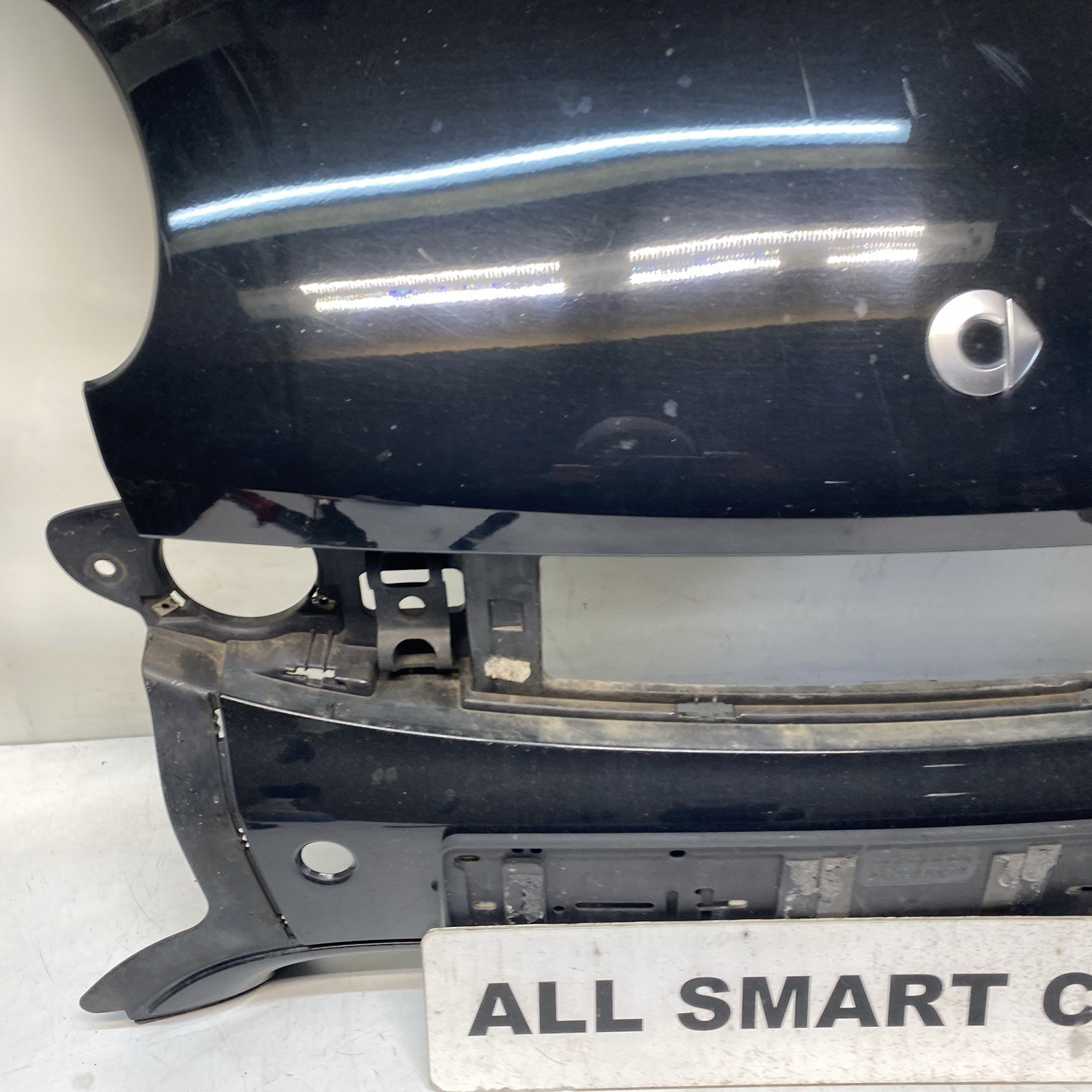 SMART Car 450 FORTWO COUPE CABRIO BLACK FRONT CENTRE BUMPER SECTION (scratches Image 3