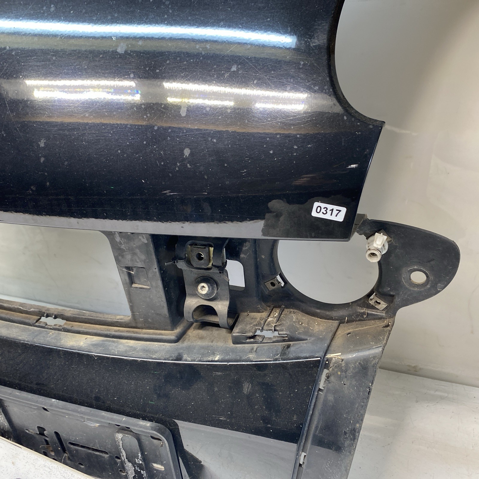 SMART Car 450 FORTWO COUPE CABRIO BLACK FRONT CENTRE BUMPER SECTION (scratches Image 8