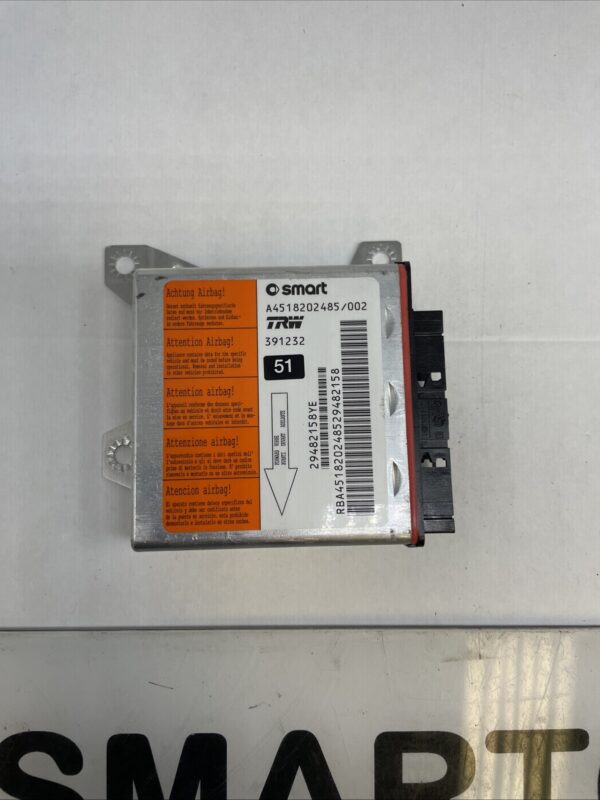 SMART-FORTWO-AIRBAG-CONTROL-MODULE-ECU-A4518202485-A451-MK2-2006-2014-157115318280-2 SMART FORTWO AIRBAG CONTROL MODULE ECU A4518202485 A451 MK2 2006 2014 157115318280 2