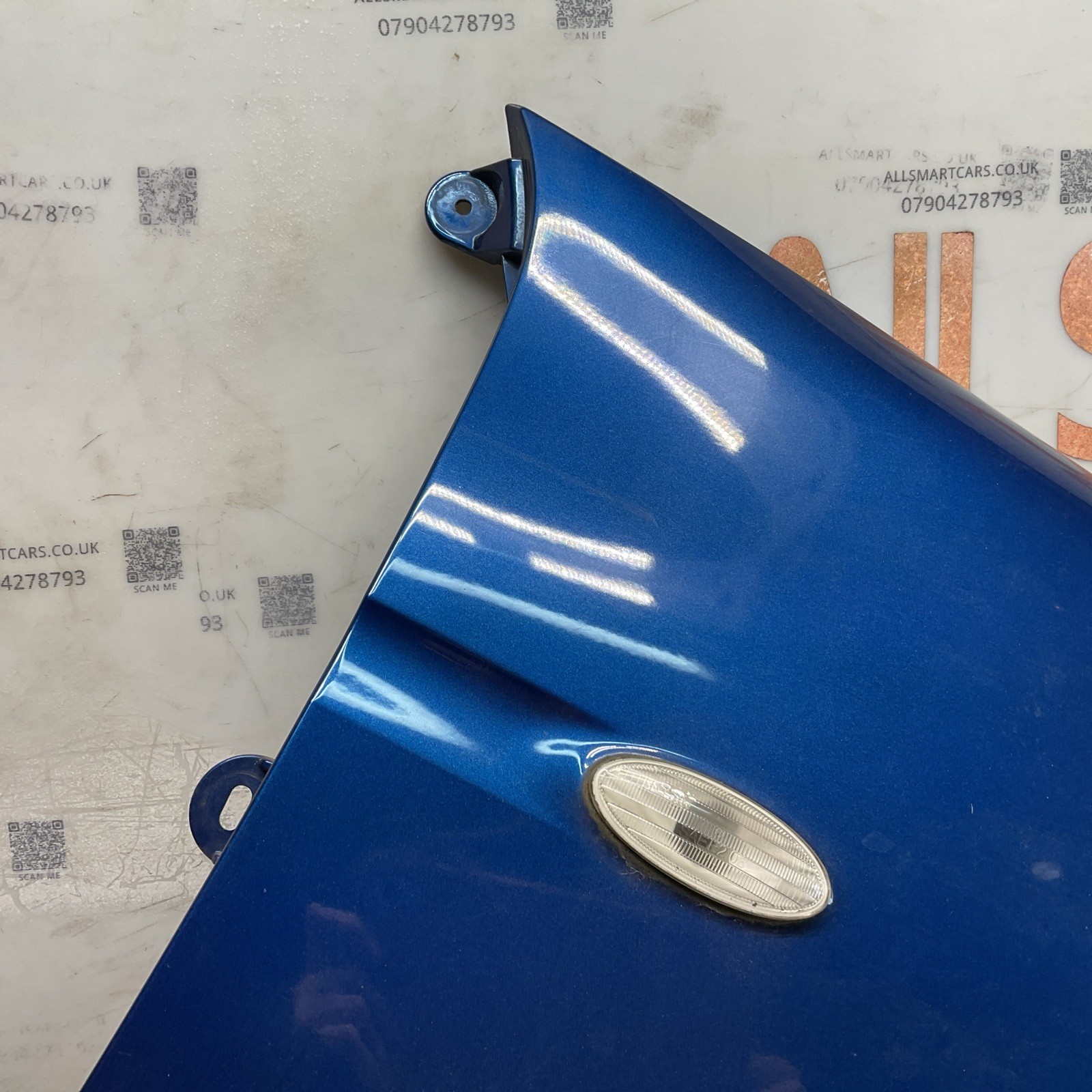 Smart Forfour W453 15 20 OS Driver Side Front Wing Blue En6edd Image 2