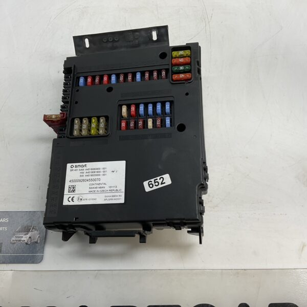 12 14 SMART FORTWO 451 MHD PETROL FUSE BOX A4519060900 156168446371 2