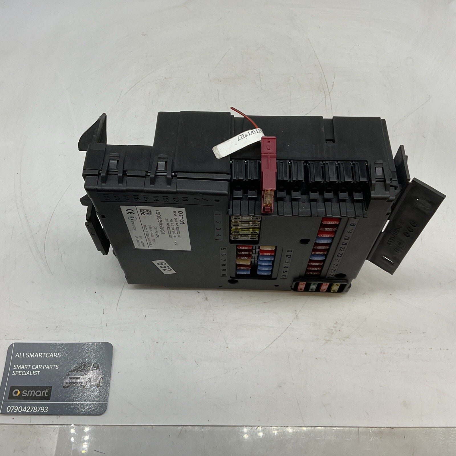 12 14 SMART FORTWO 451 MHD PETROL FUSE BOX A4519060900 Image 3
