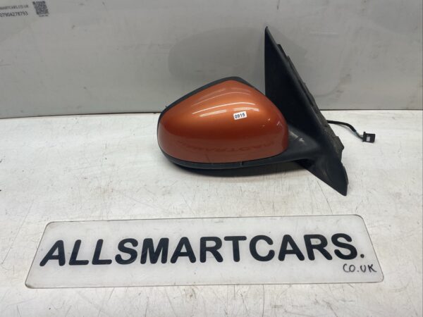 2006 SMART FORFOUR 453 MK2 5DRS HATCH FRONT RIGHT SIDE WING MIRROR ORANGE