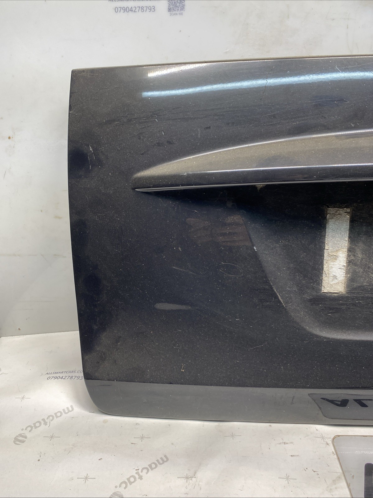 2007 > 2014 Smart Car ForTwo 451 Rear Boot Lid Panel Black Image 2