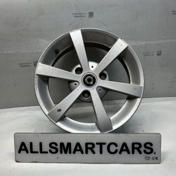 GENUINE 15" SMART FORTWO ALLOY WHEEL 6 SPOKE 5X15 ET34 A4514010302 FRONT