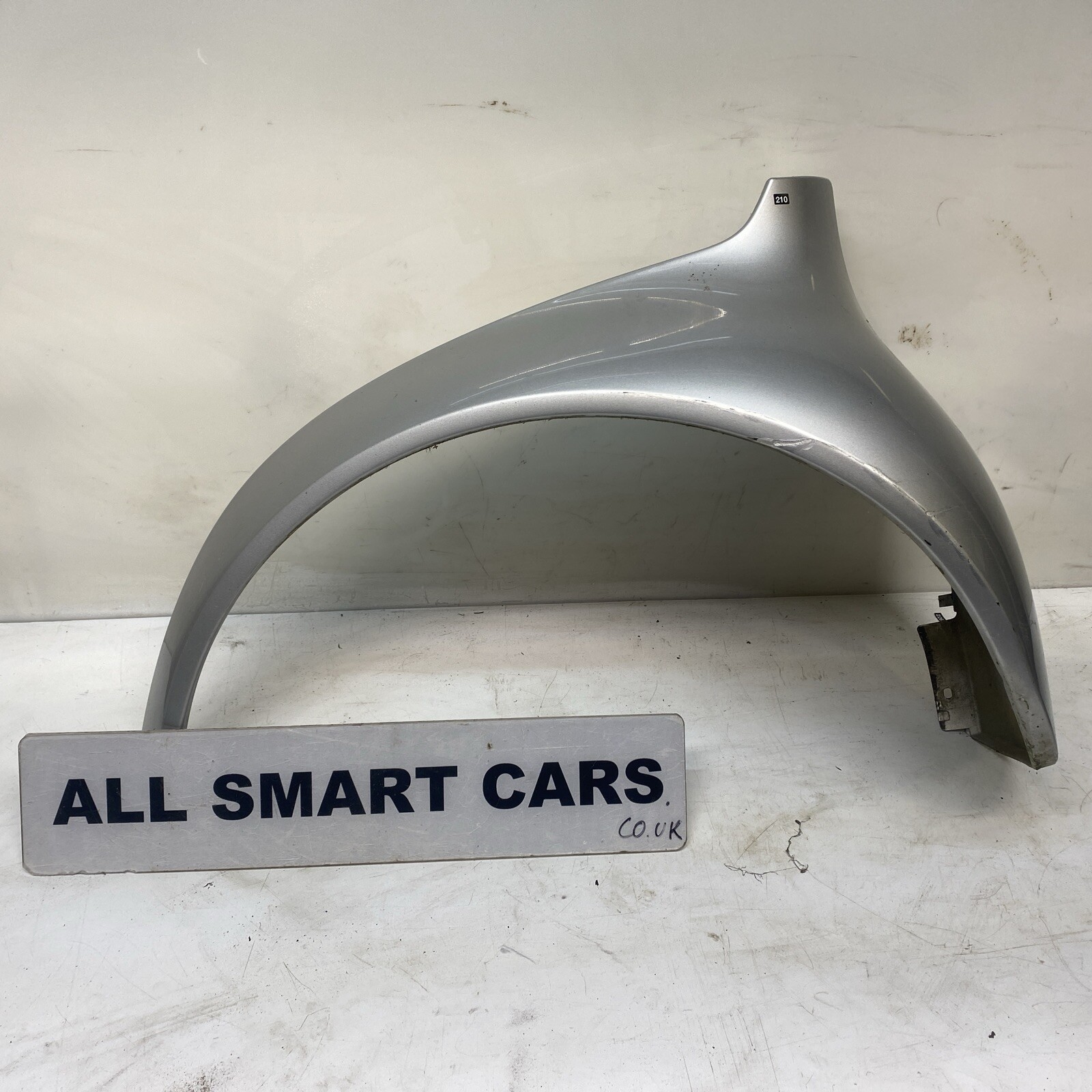 SMART CAR 450 FORTWO Cabrio 1998 06 SILVER REAR LEFT NS WING( Scratched )