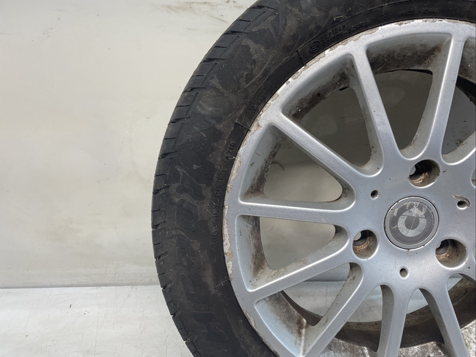 SMART CAR 451 FORTWO 2007 2014 12 SPOKE FRONT ALLOY WHEEL (spare)165 60 15 Image 3