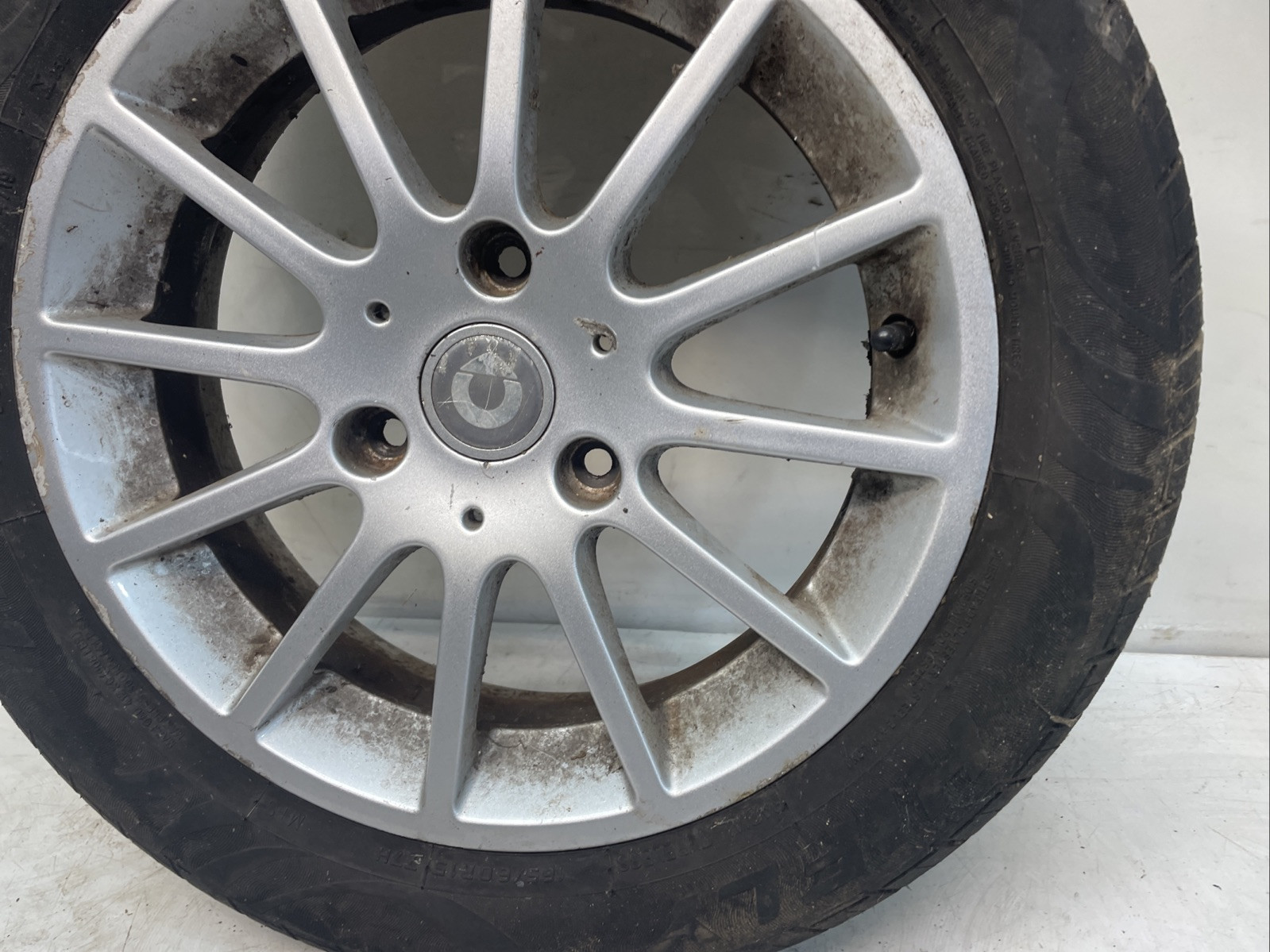 SMART CAR 451 FORTWO 2007 2014 12 SPOKE FRONT ALLOY WHEEL (spare)165 60 15 Image 5