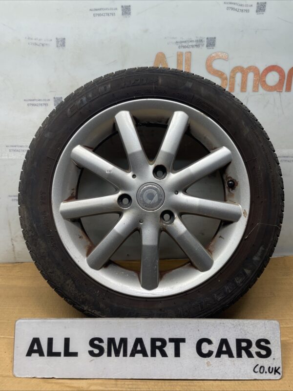 SMART FORTWO 450 REAR ALLOY WHEEL & TYRE 175/55/15    0015426V001 2000 14