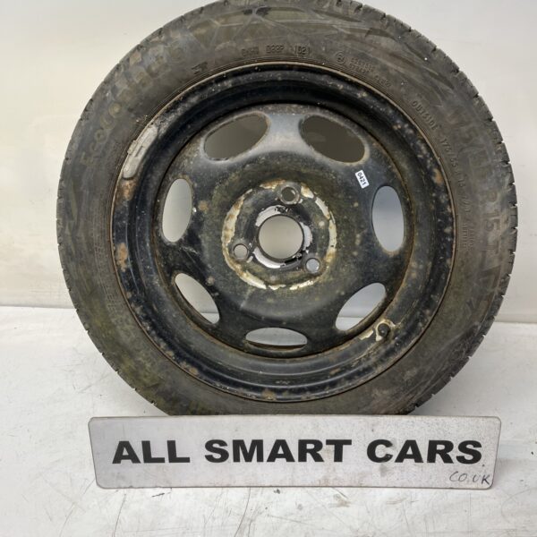 Smart 450 Rear Steel alloy wheel and tyre 175/55/r15 (good Tyre)