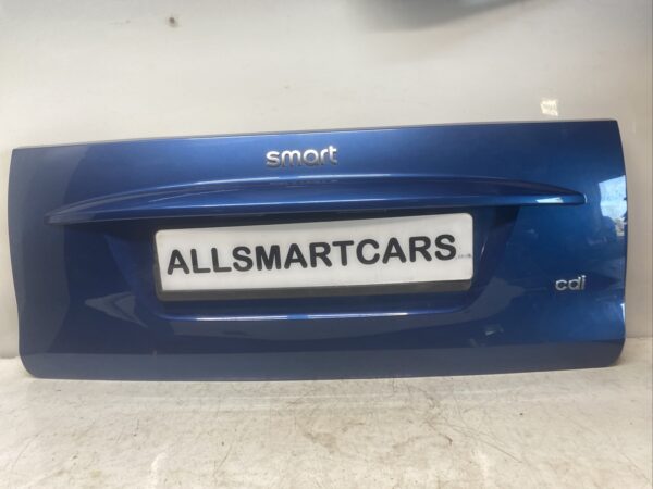 2009 Smart Fortwo 451 Lower Boot Lid Tailgate Panel Blue