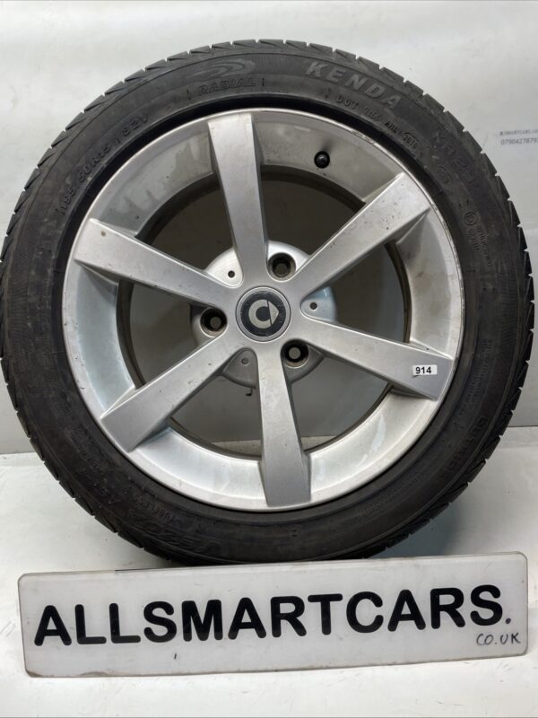 GENUINE 15" SMART FORTWO ALLOY WHEEL 6 SPOKE 5X15 Rear