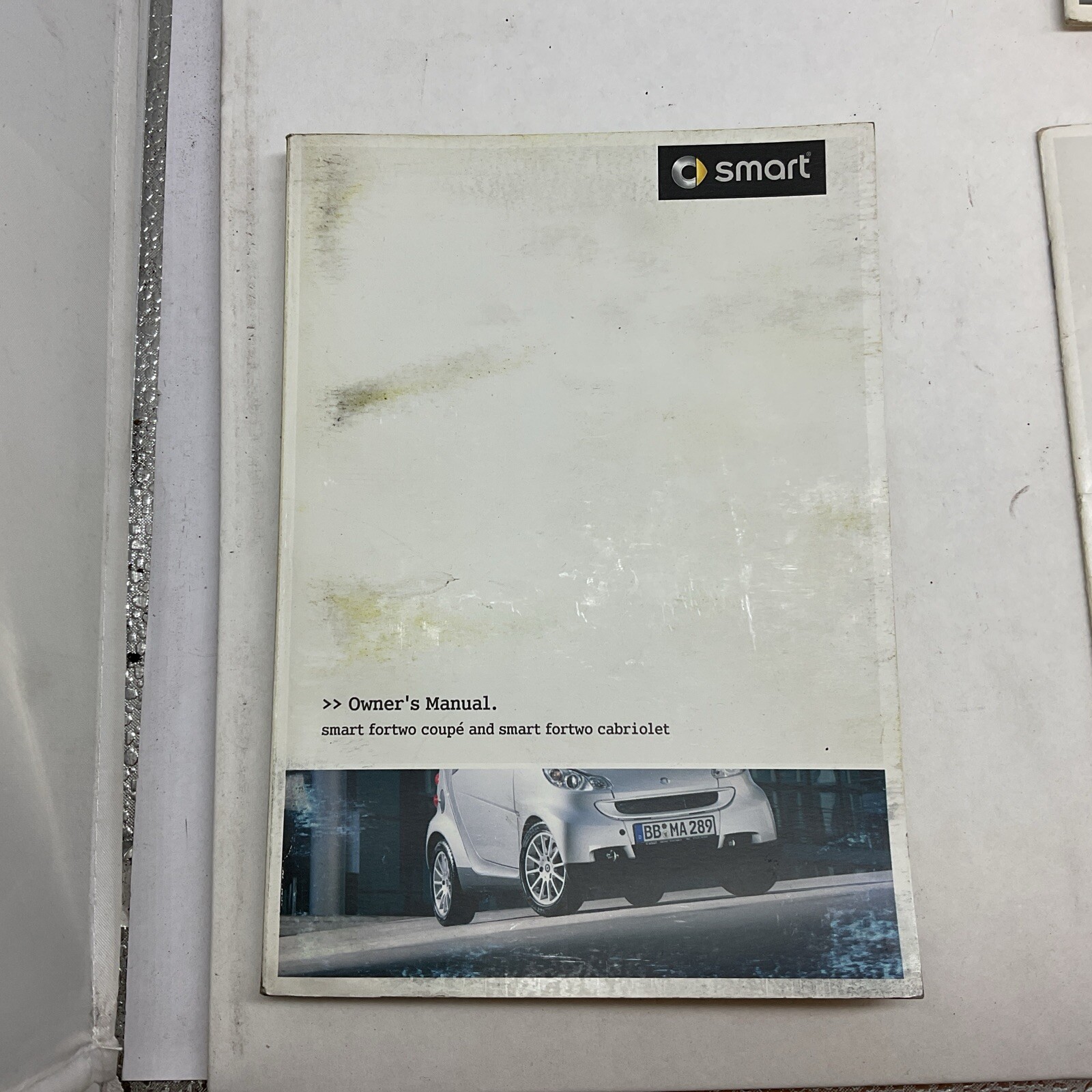 SMART CAR 450 FORTWO 1998+ ORIGINAL OWNER MANUAL HANDBOOK WALLET PACK Image 2