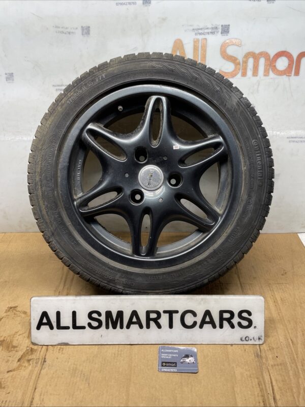 SMART CAR FORTWO 450 REAR ALLOY WHEEL & TYRE 175/55/15, 0004839V001 1998 2007