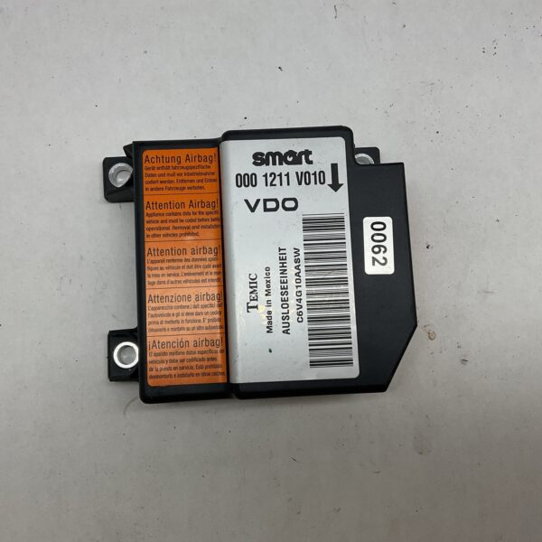 SMART-FORTWO-450-AIRBAG-ECU-MODULE-0001211V010-156607393482-2 SMART FORTWO 450 AIRBAG ECU MODULE 0001211V010 156607393482 2