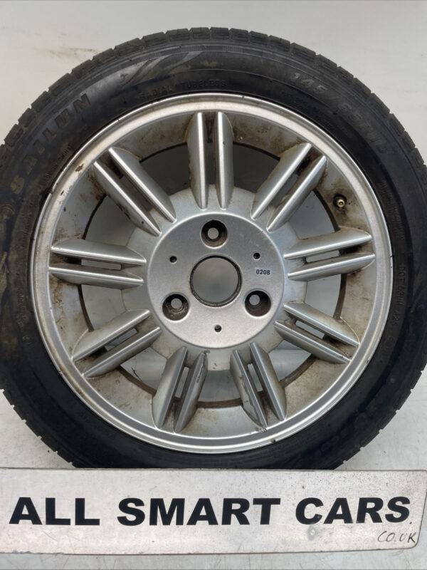 SMART FORTWO 450 FRONT ALLOY WHEEL 15JETLINE 1456515 1998 2007 0007936v001 157688682782 2