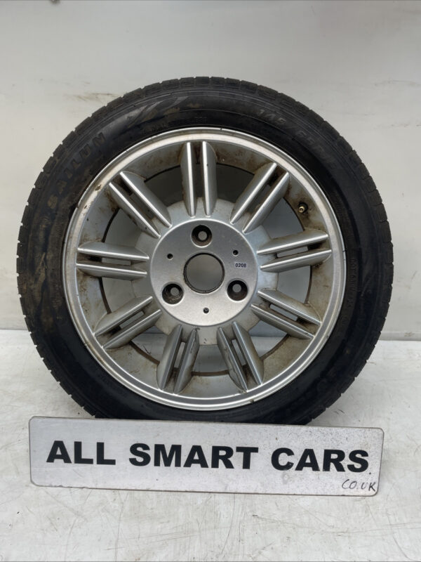 SMART FORTWO 450 FRONT ALLOY WHEEL 15''JETLINE 145/65/15 1998 2007 0007936v001