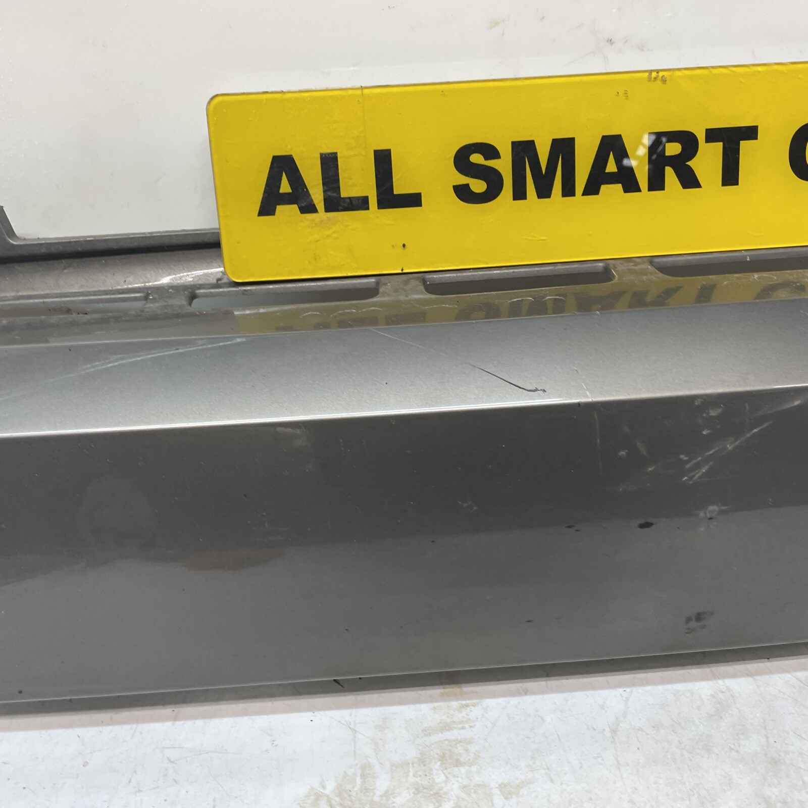SMART FORTWO 451 REAR BUMPER CENTRE PANEL Silver EB2 ECG (scratches) Image 3