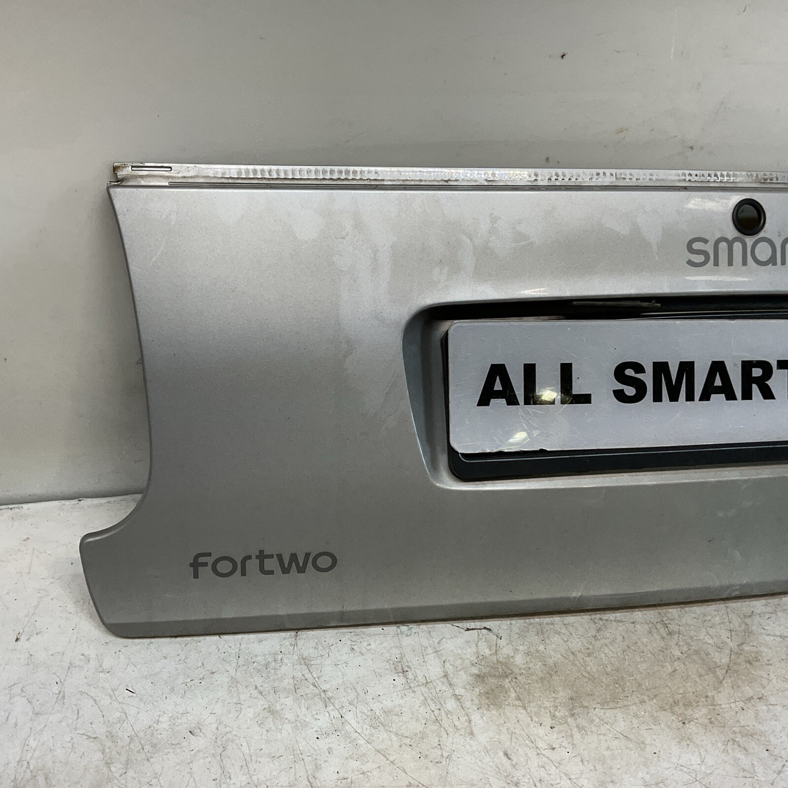 Smart ForTwo 450 1998 2007 Rear Boot Lid Tailgate Panel in Silver Image 2