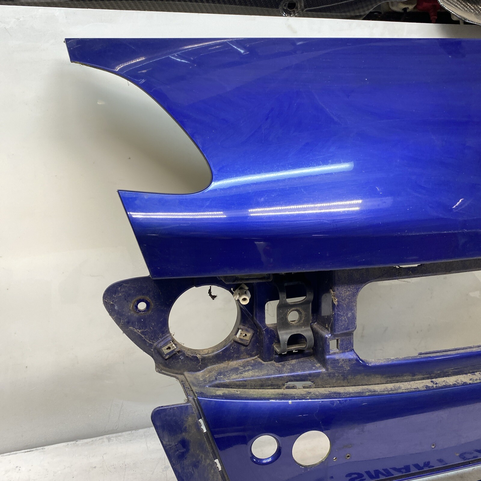 Smart car 450 1998 2002 front bumper front end blue EB2 EAC Image 2