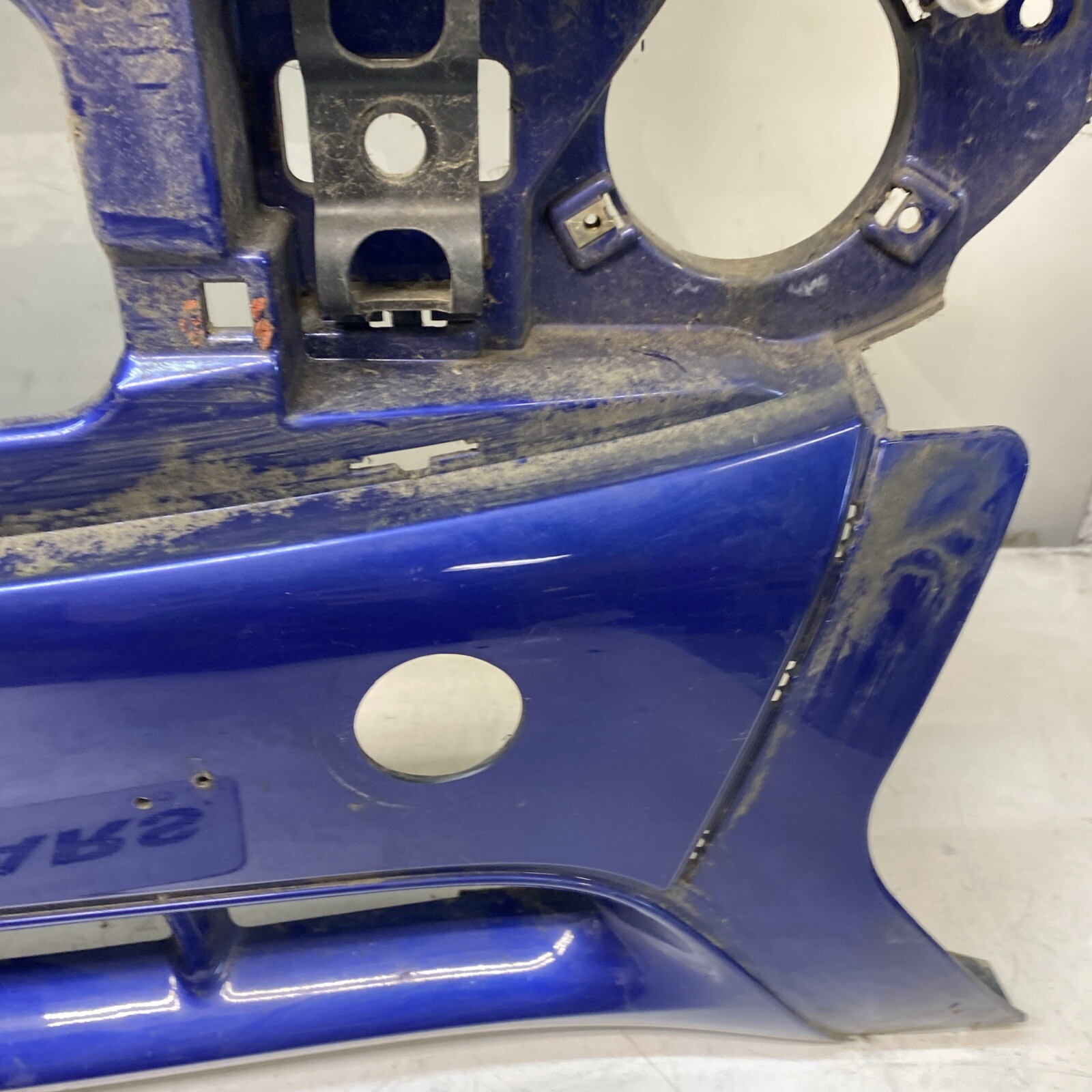 Smart car 450 1998 2002 front bumper front end blue EB2 EAC Image 5