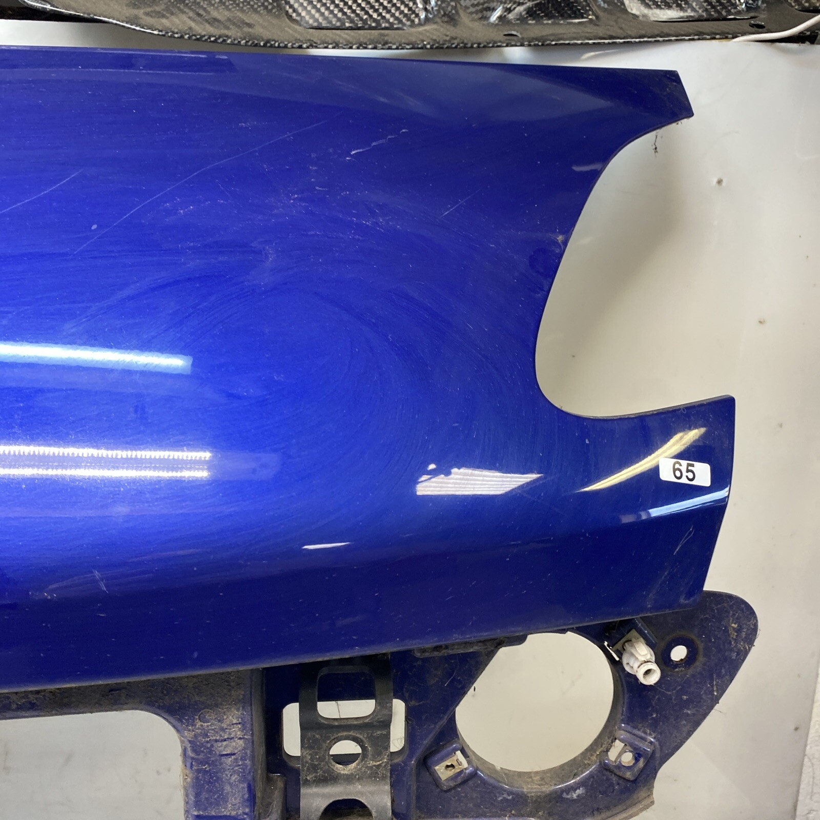 Smart car 450 1998 2002 front bumper front end blue EB2 EAC Image 6