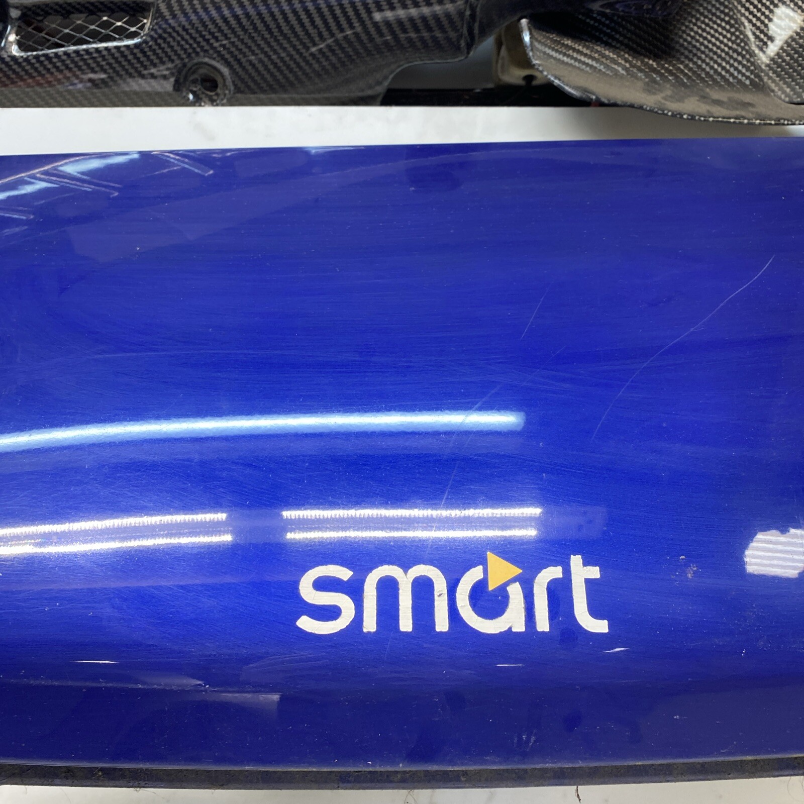 Smart car 450 1998 2002 front bumper front end blue EB2 EAC Image 7