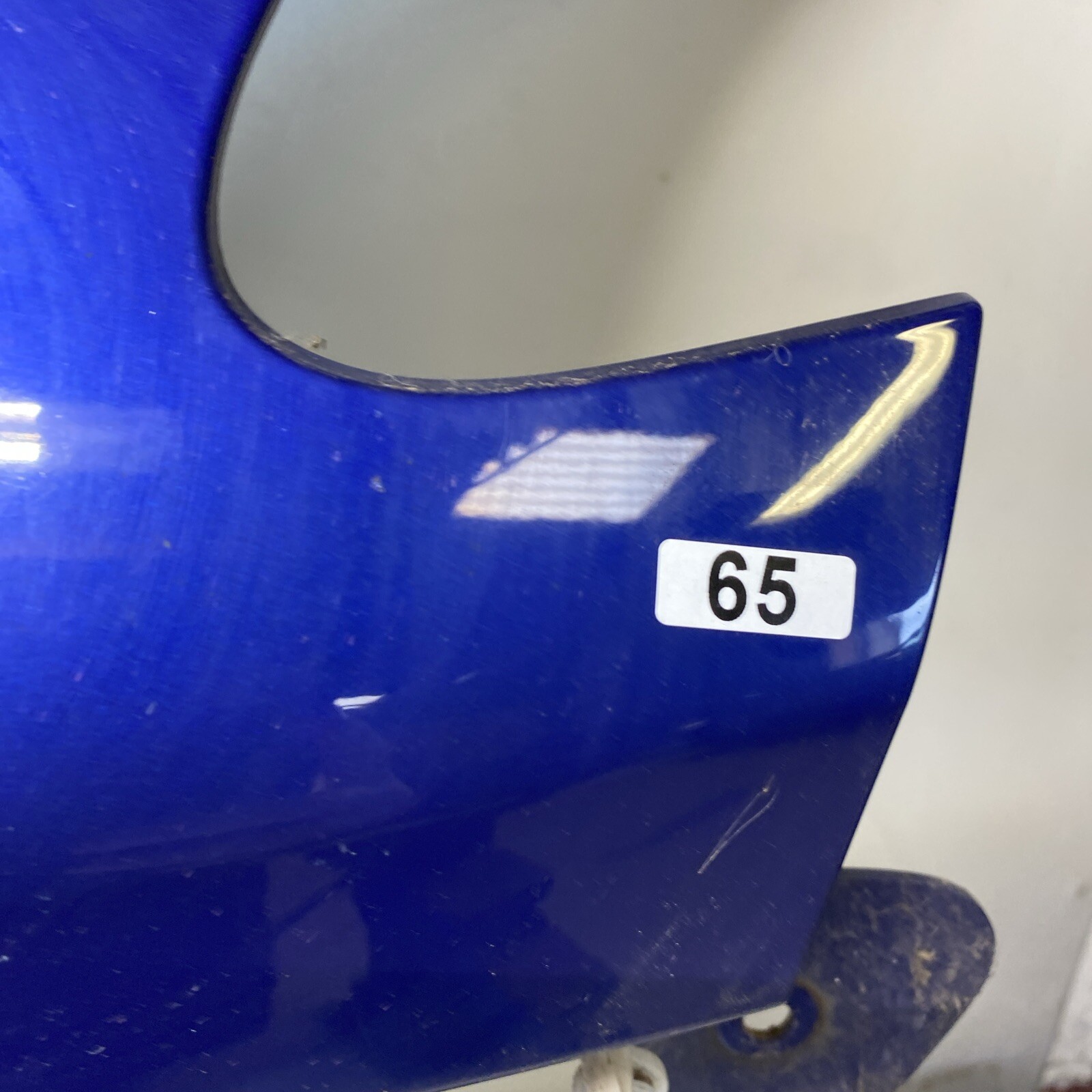 Smart car 450 1998 2002 front bumper front end blue EB2 EAC Image 9