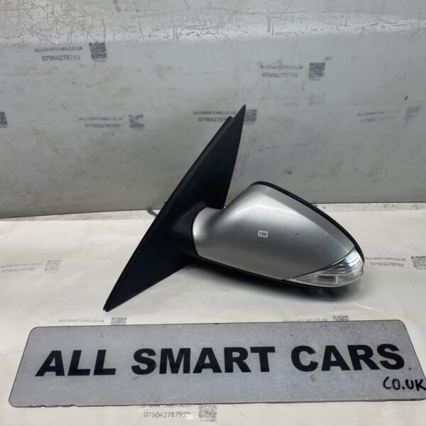 2004 SMART FORFOUR PASSENGER WING MIRROR E9024260 IN SILVER