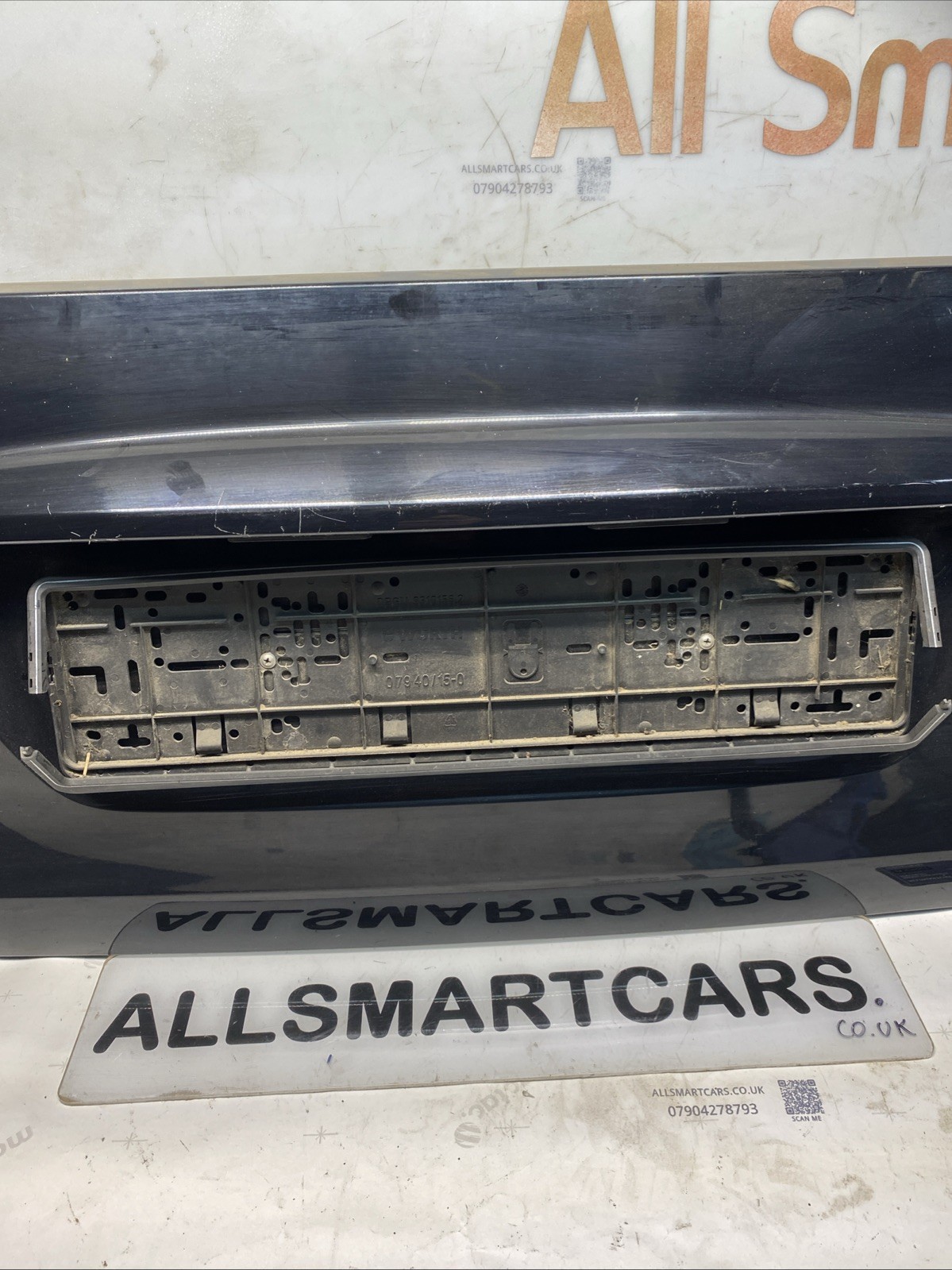 2007 > 2014 Smart Car ForTwo 451 Rear Boot Lid Panel Black Image 3