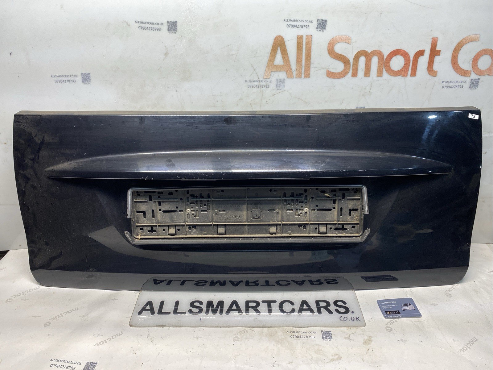 2007 > 2014 Smart Car ForTwo 451 Rear Boot Lid Panel Black