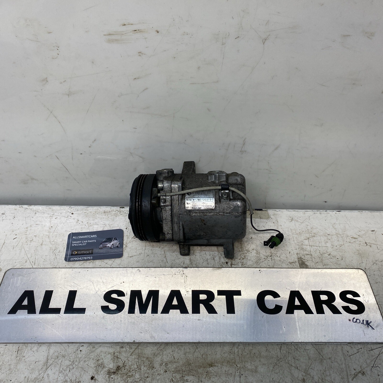 FORTWO / SMARTCAR AIR CON PUMP COMPRESSOR SMART A6602300011 07 14
