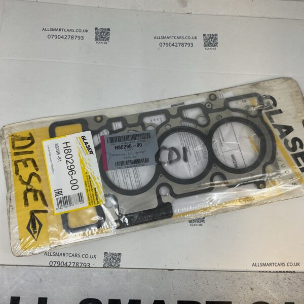 GASKET CYLINDER HEAD FOR SMART 451 H80296 00 GLASER 157804072853 2