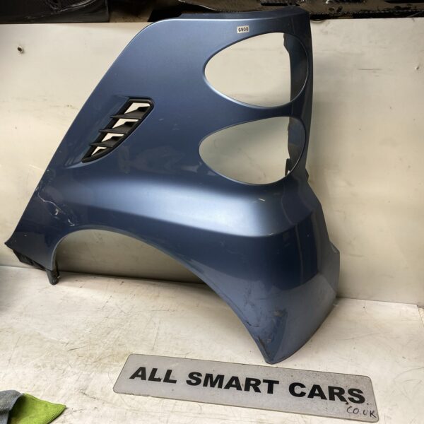 GENUINE SMART FORTWO A451 REAR WING PANELBABY  BLUE LEFT SIDE (scratches)