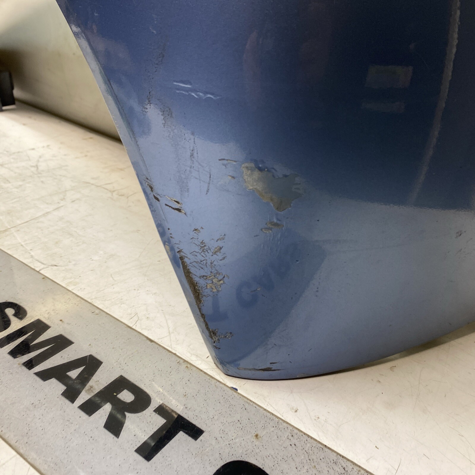 GENUINE SMART FORTWO A451 REAR WING PANELBABY BLUE LEFT SIDE (scratches) Image 7