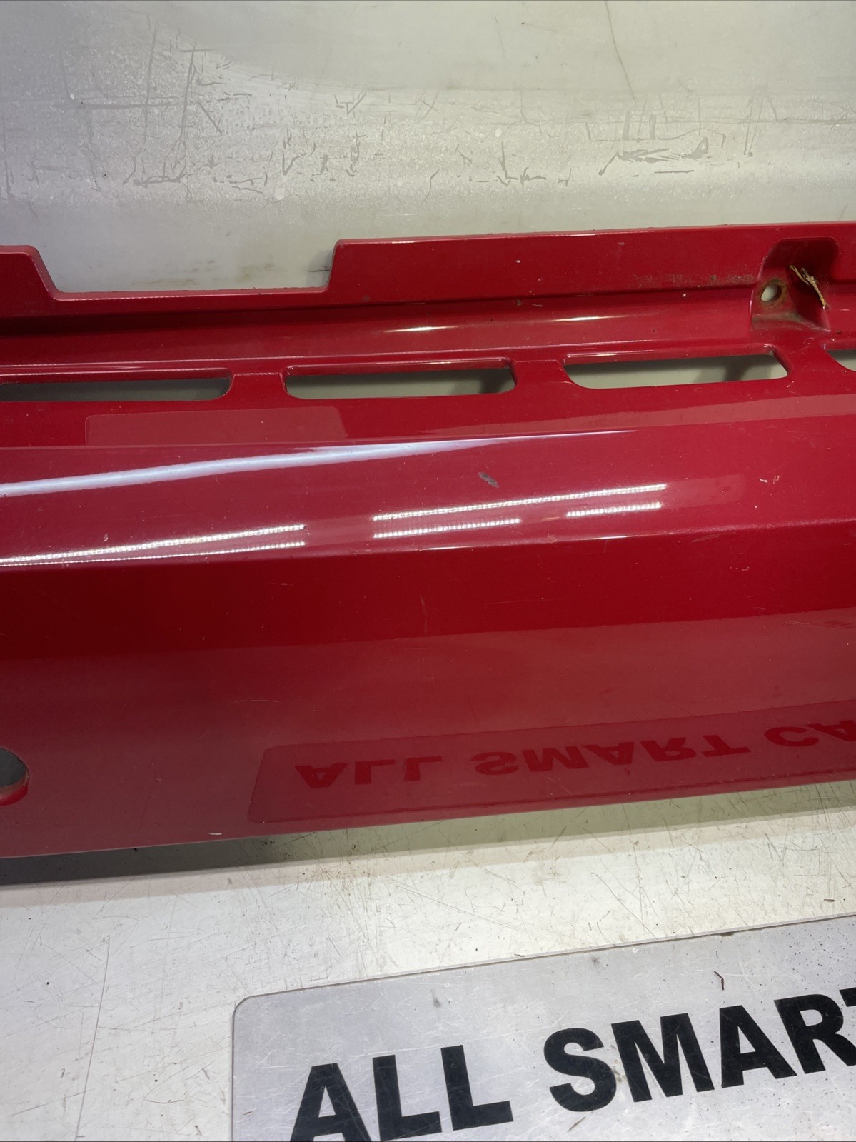SMART FORTWO 2011 MK2 451 REAR BUMPER PANEL /2007 14 Red Image 3