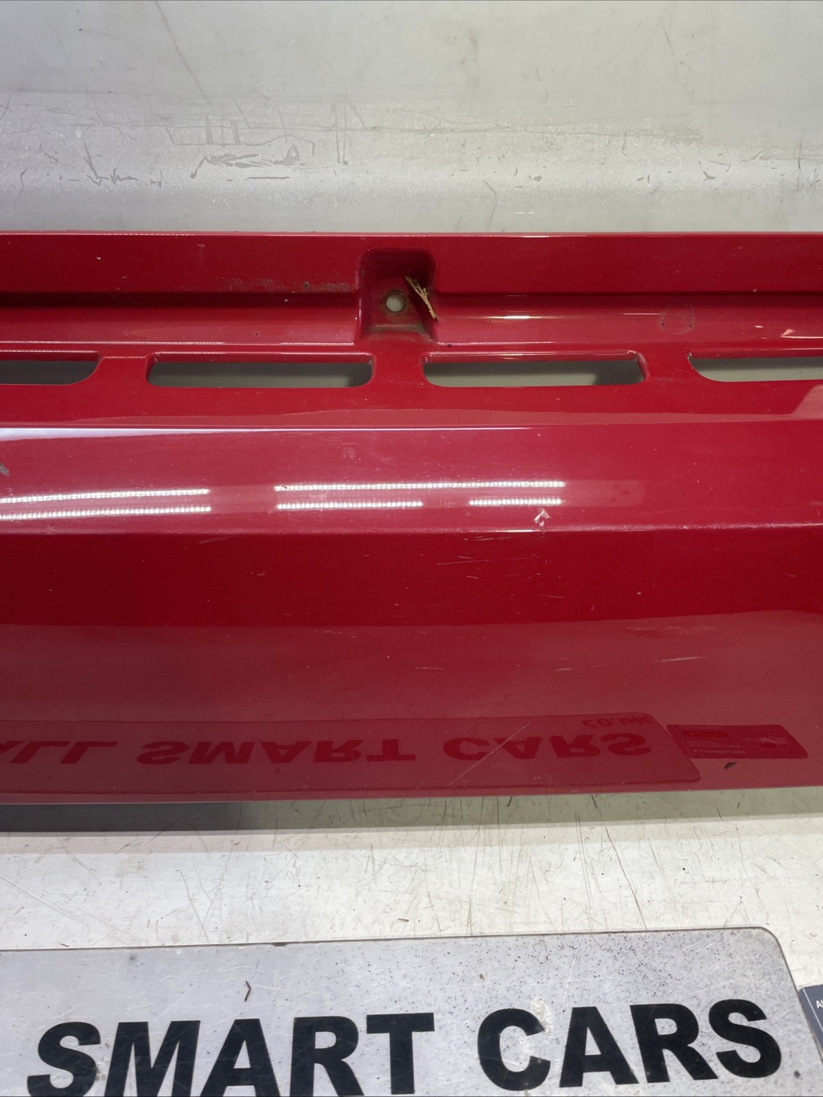 SMART FORTWO 2011 MK2 451 REAR BUMPER PANEL /2007 14 Red Image 4