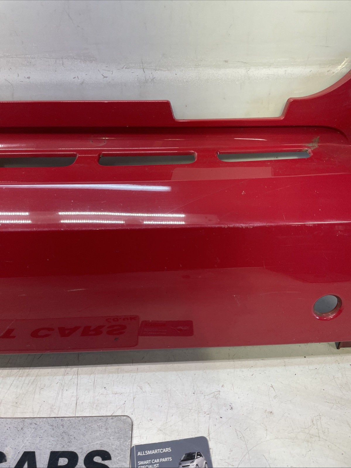 SMART FORTWO 2011 MK2 451 REAR BUMPER PANEL /2007 14 Red Image 5