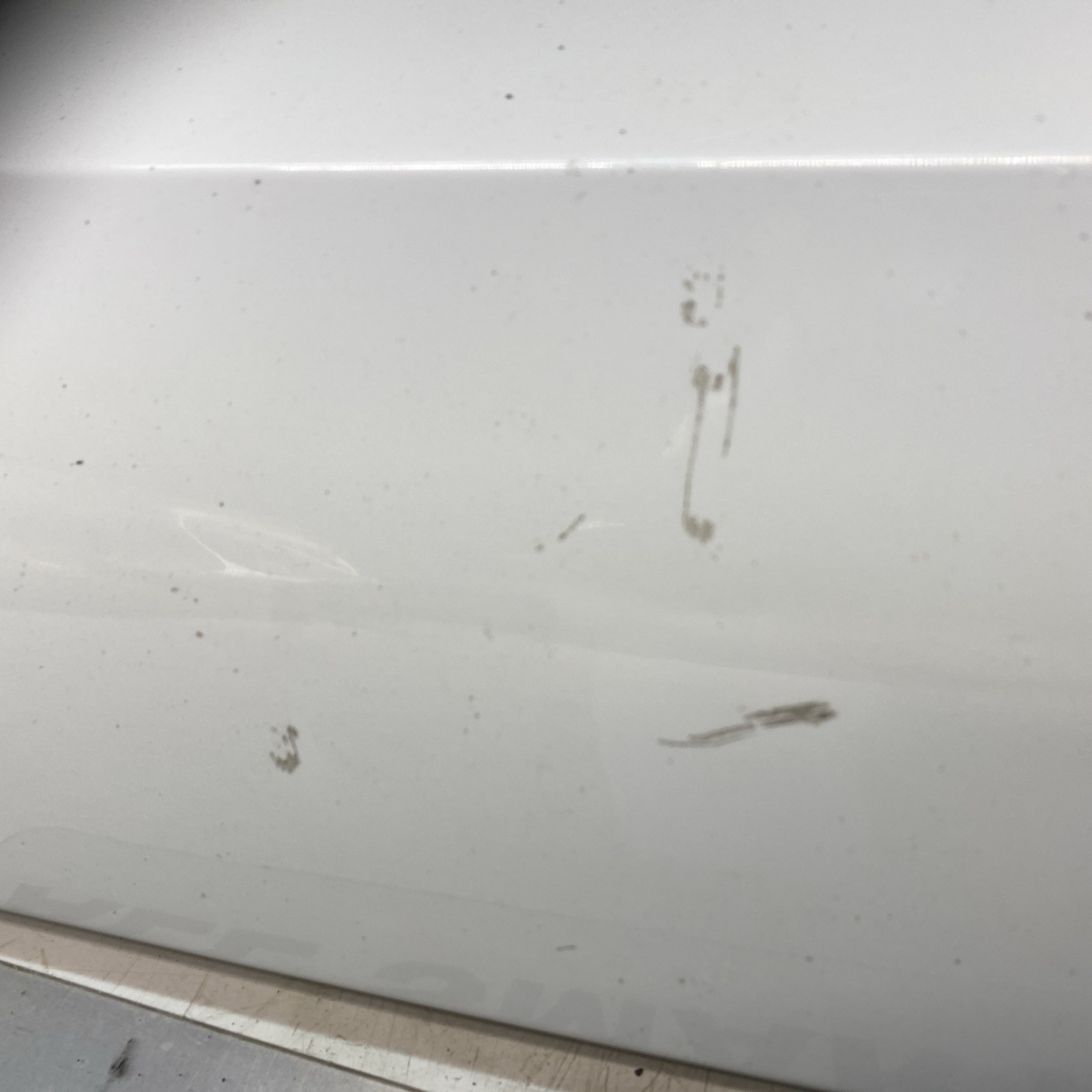 SMART FORTWO 2011 MK2 451 REAR BUMPER PANEL /2007 14 White (Scratches) Image 7