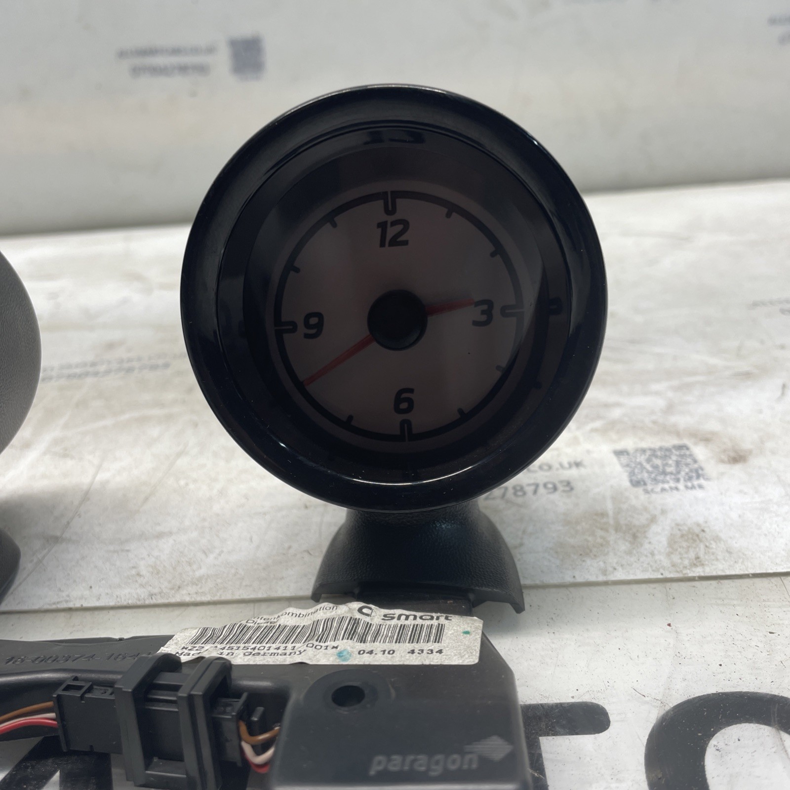 ✅SMART FORTWO 451 REV COUNTER & CLOCK DASH PODS Diesel ONLY Black A451401411 Image 8