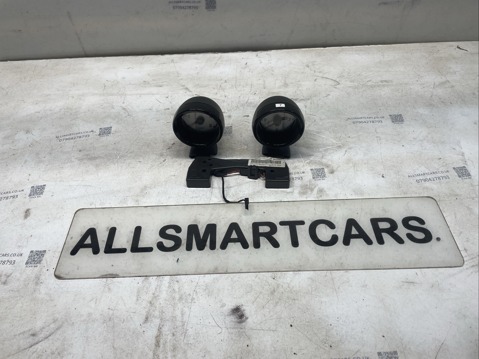 ✅SMART FORTWO 451 REV COUNTER & CLOCK DASH PODS Diesel ONLY Black A451401411