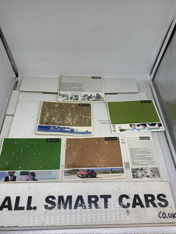 SMART ROADSTER W452 OWNERS MANUAL SET