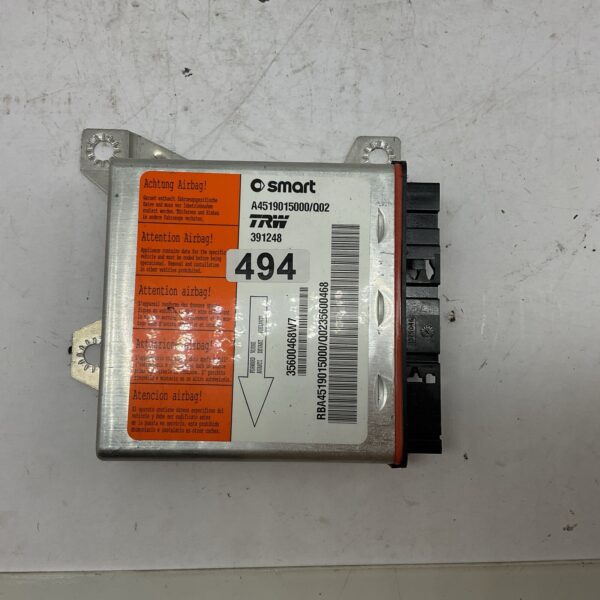 Smart-451-Airbag-ECU-A4519015000-156392218733-2 Smart 451 Airbag ECU A4519015000 156392218733 2