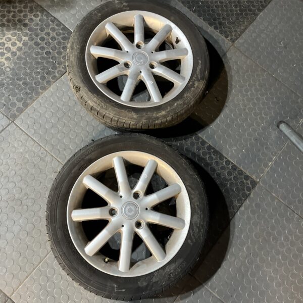 Smart For two Alloy wheels tyre 450 W450 02 07 Front