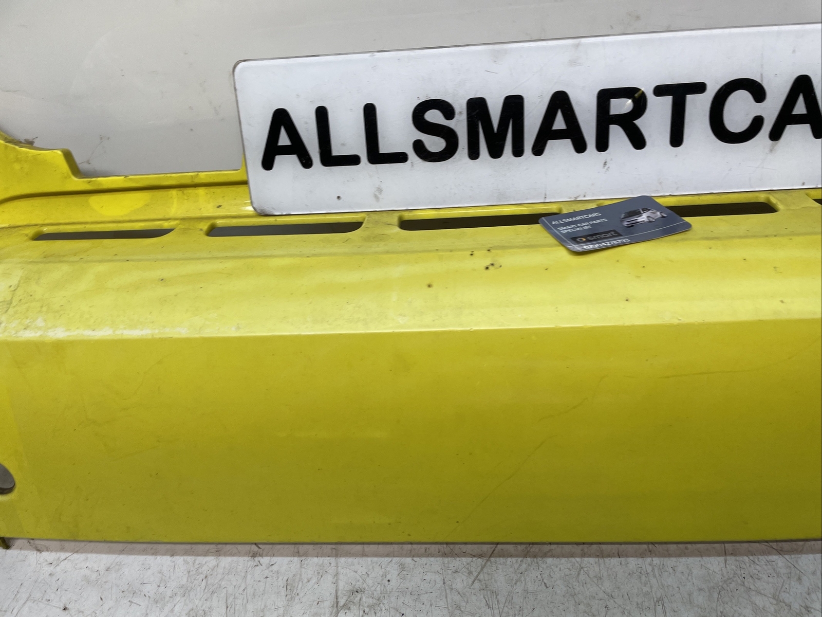 Smart ForTwo 451 07 14 Rear Bumper Centre Section Light Yellow CA6L Image 3
