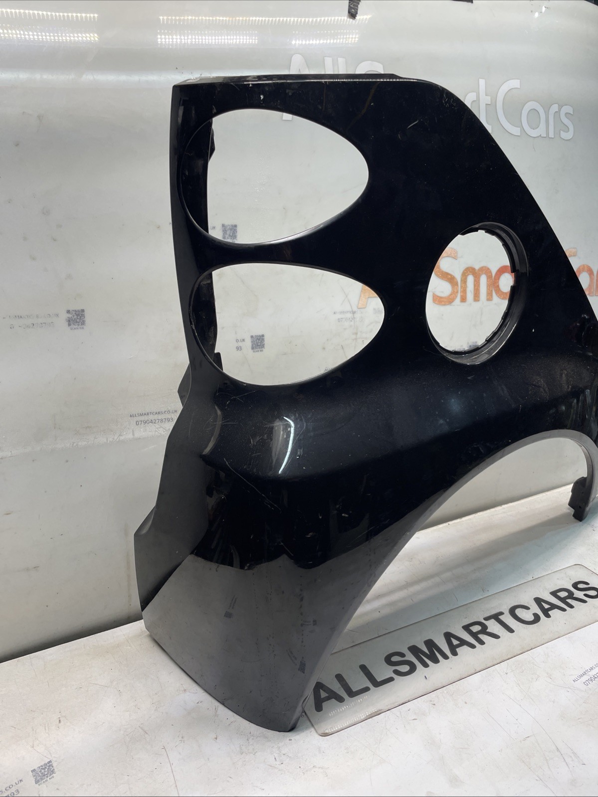 Smart Fortwo Mk2 451 Rear Driver Side Wing Quarter Panel Black Image 3