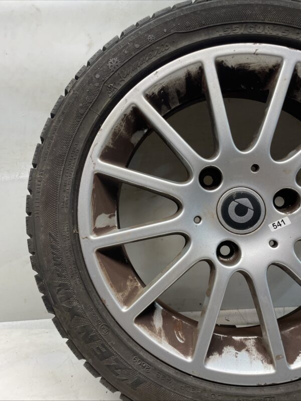 SMART CAR 451 FORTWO 2007 2014 12 SPOKE FRONT ALLOY WHEEL 157363943734 2